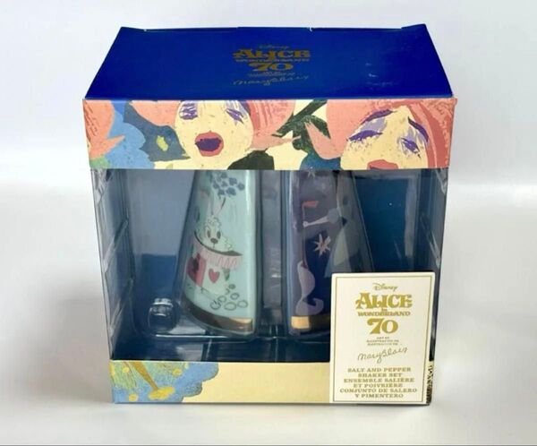 新品 メアリーブレア ふしぎの国のアリス ソルト&ペッパー シェーカー 70周年 ディズニーストア