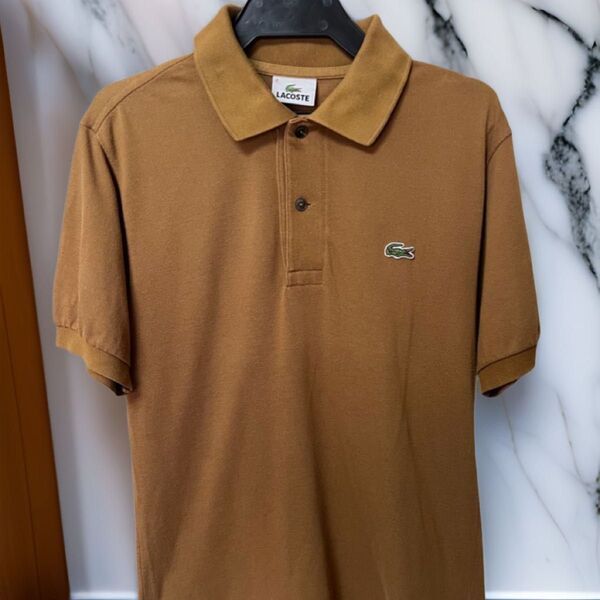 LACOSTE ブラウン ポロシャツ 2号