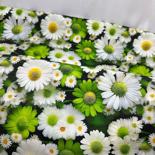 シーチング.綿100%生地幅110cm.長さ1m.菊花2319