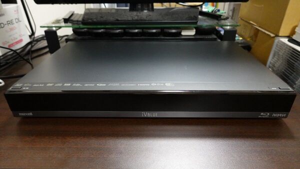 maxell iV/ブルーレイレコーダー BIV-TW1000 HDD 2TB換装済+純正リモコン付⑪