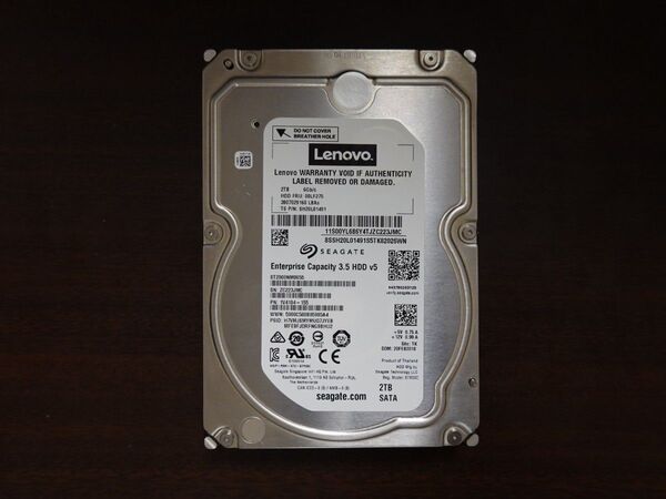 Seagate Enterprise Capacity 3.5 HDD v5 2TB(512N) ST2000NM0055 ①