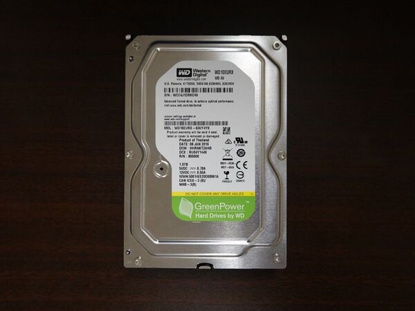 Western Digital WD AV-GP 1TB HDD WD10EURX その23