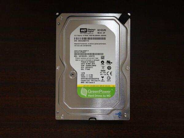 DIGA修理用ハードディスク Western Digital WD AV-GP 1TB HDD WD10EURX その24