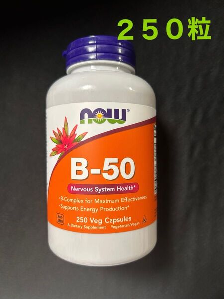 NOWFOODS ナウフーズ ビタミンB-50 250カプセル