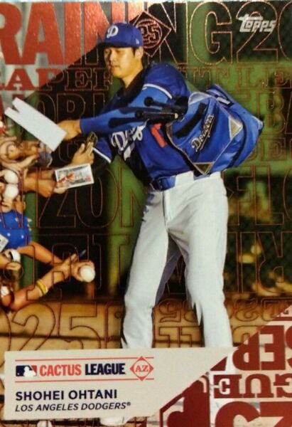 ☆送料無料☆大谷翔平 2025 topps Cactus League ロサンゼルス・ドジャース 山本由伸 佐々木朗希 WBC