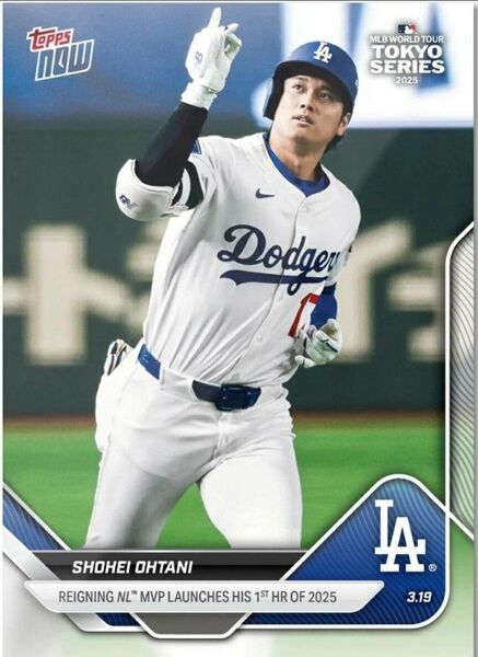 ☆送料無料☆大谷翔平 東京シリーズ 2025 topps NOW ロサンゼルス・ドジャース 山本由伸 佐々木朗希 WBC