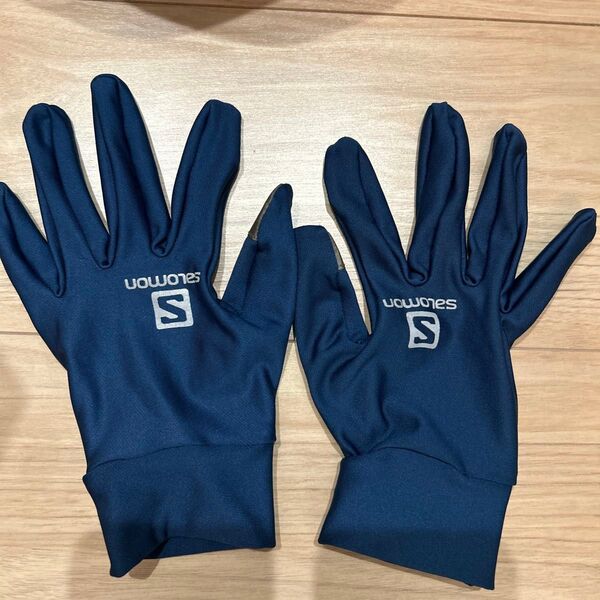 Salomon ランニンググローブ ネイビー S