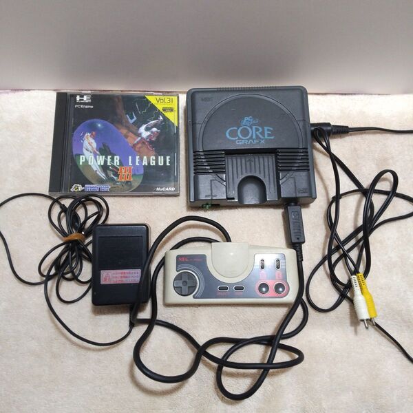 PCエンジンコアグラフィックス+パワーリーグⅢ PCE