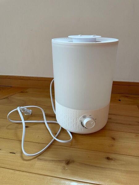 加湿器 卓上 大容量 【3.5L & ダブル吹出口 & UVライト除菌】 アロマ 加湿器 超音波式 上から給水