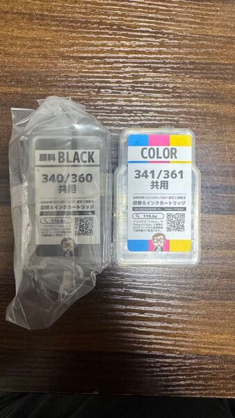 【未使用品】Canon キャノン詰替えインクカートリッジ BLACK340/360共用 COLOR341/361共用