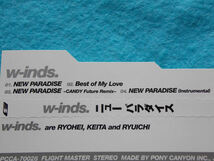 CD／w-inds／NEW PARADISE／初回盤／ウィンズ／ニュー・パラダイス_画像3