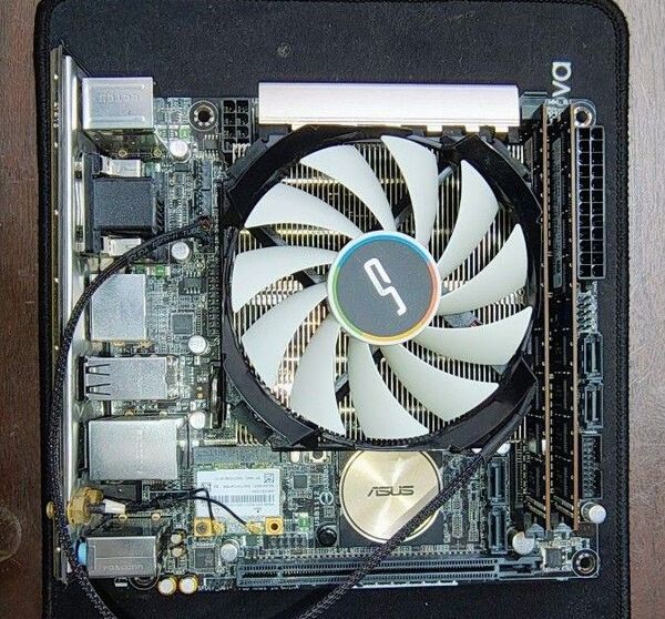 ASUS ITXマザーボード Z97I-PLUS i7-4790K メモリ8GB CPUクーラーセット【動作確認済】【難あり】