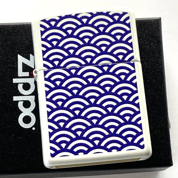 新品 Zippo 青海波 吉祥文様 縁起物 和柄 ジッポー オイルライター