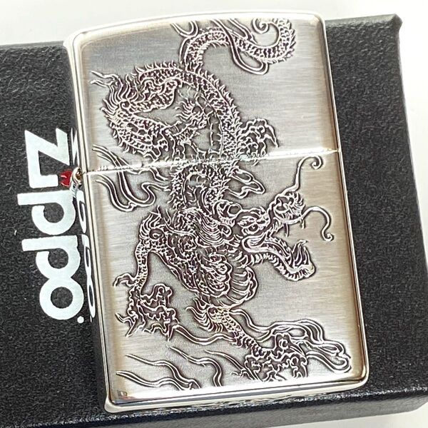 新品 ZIPPO 和柄 龍 裏面 青海波 SV ドラゴン ジッポ オイルライター