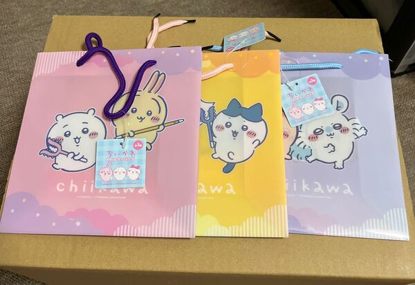 ちいかわ キャンドゥ PPカラーバッグ 全3種セット