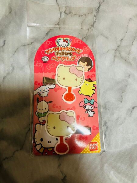 ハローキティ チョコレート ヘアクリップ 前髪クリップ ハローキティ