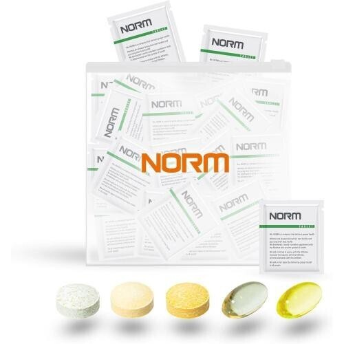 NORM* サプリメントセット ビューティー 5粒 (ビタミンA,E ビタミンB ビタミンC 鉄分 フィッシュオイル) × 30日分