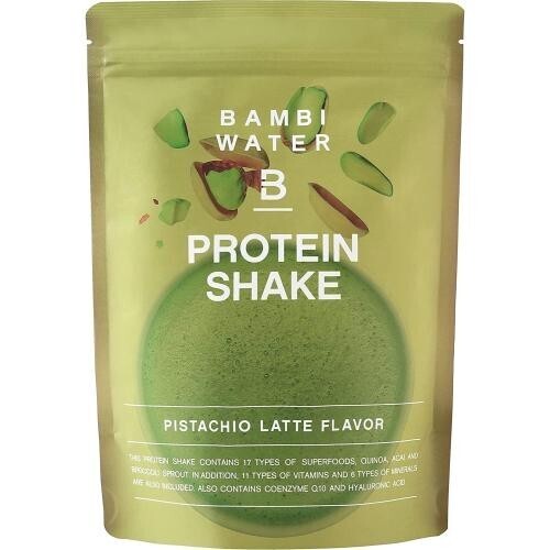 BAMBI WATER プロテインシェイク 250g 美容 プロテイン 女性用 (ピスタチオラテ)