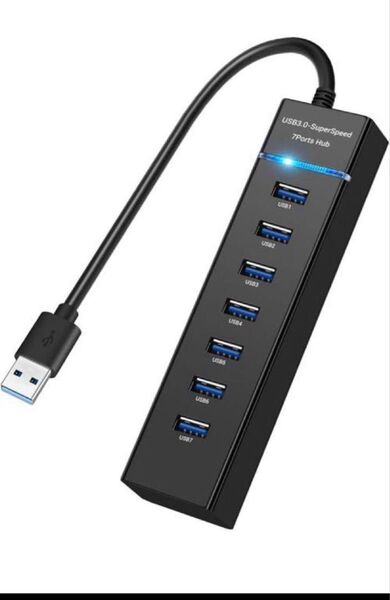 USBハブ 7ポート USB3.0 ハブ バスパワー USB-A マウス 高速 USBハブ