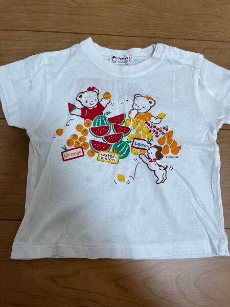 Familiar フルーツ柄 Tシャツ 90サイズ