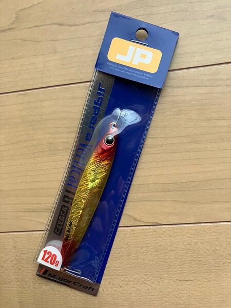 メジャークラフト ジグパラバーチカルtg120g サンライズレッド タングステン