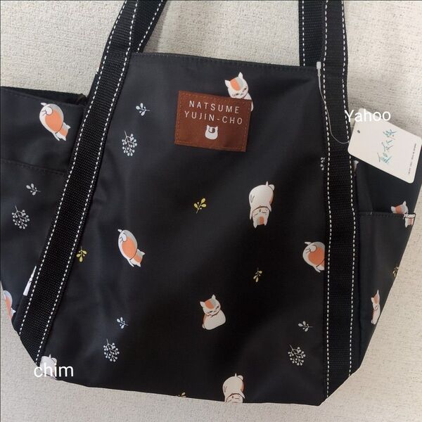 バルーンバッグ 夏目友人帳 トートバッグ にゃんこ先生 バッグ レディース トート マザーズバッグ 猫 エコバッグ