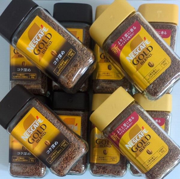 ネスカフェ ゴールドブレンド 80g 12本 インスタントコーヒー NESCAFE ネスレ 瓶 コーヒー コク深め 珈琲