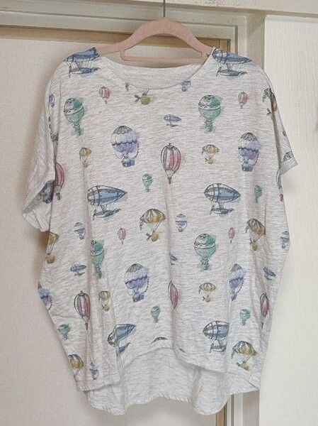 半袖Tシャツ トップス 気球柄 Msize
