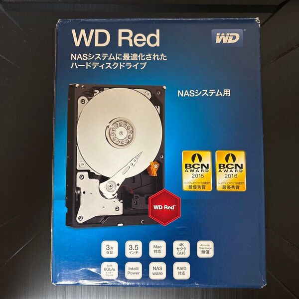 【新品】WD Red 3TB NASシステム用ハードディスクドライブ