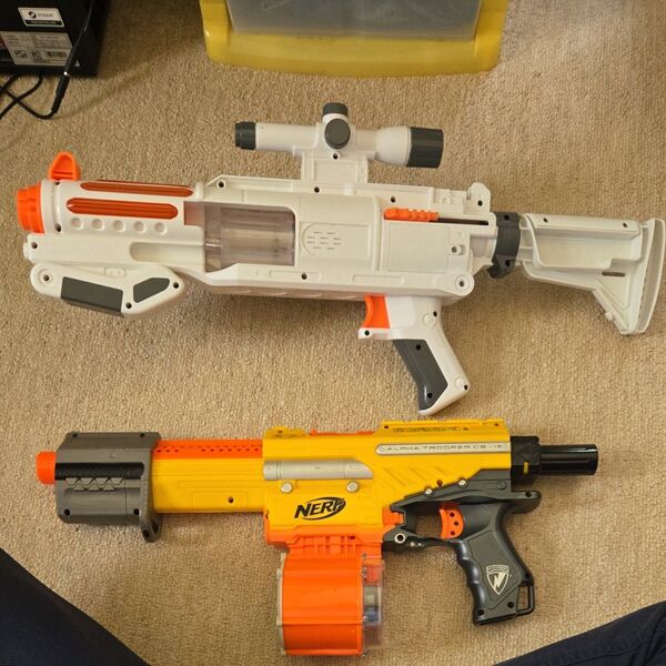 NERF ライフル2丁 STARWARSライフル ガトリングガン