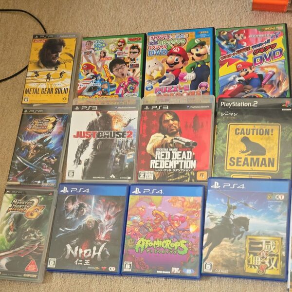 動作確認済! ゲームまとめ売り PS1 PS2 PS3 PS4 PSP おまけのゲームDVD付き
