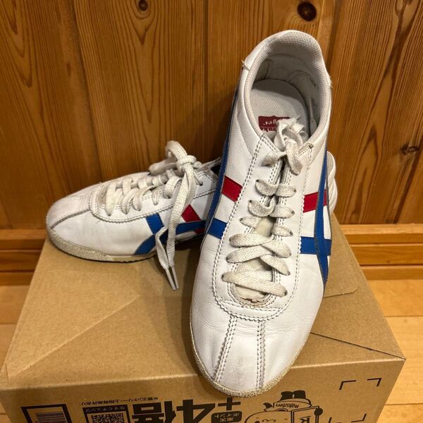 Onitsuka Tiger MEXICO 66 白×トリコロールカラー 24.5cm