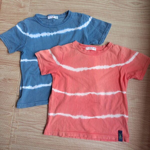 B:MING LIFE STORE by BEAMS ボーダー柄Tシャツ 2枚セット 100cm