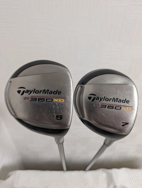 ゴルフ TaylorMade R360XD フェアウェイウッド 2本セット