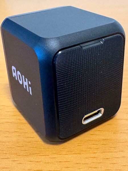 AOHI 65W Type-C 急速充電器 MAGCUBE PD急速充電 パソコン対応 ブラック GaN+