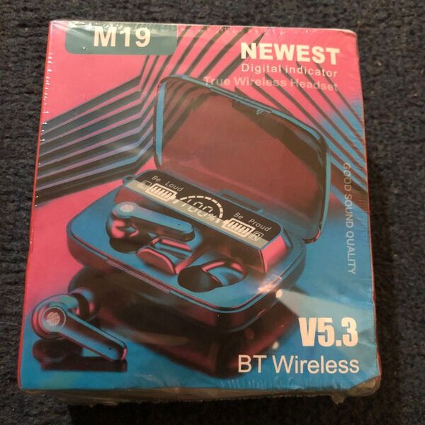 M19 Newest True Wireless Headset V5.3 未使用