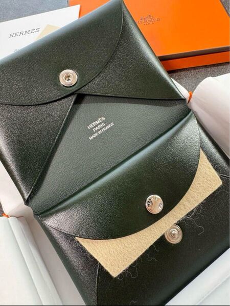 HERMES 未使用品 エルメス カルヴィデュオ ボックスカーフ 刻印W
