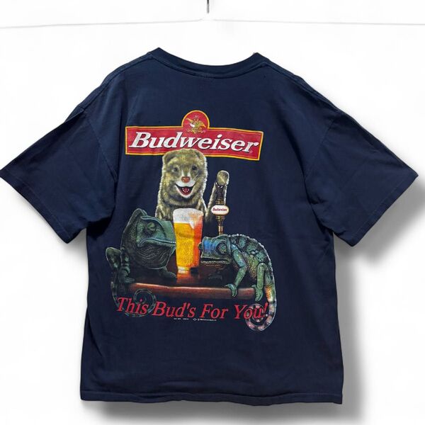 90s バドワイザー ビンテージTシャツ L
