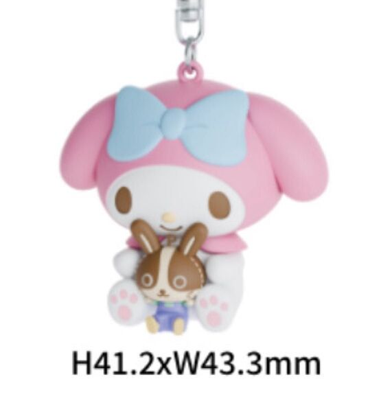 ★非売品 新品★ 宇佐美×マイメロディ 立体ラバーキーホルダー