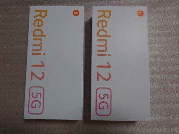 新品未使用【2台セット】Redmi 12 5G 新品未開封 Xiaomi シャオミ ポーラーシルバーの2台セットです。