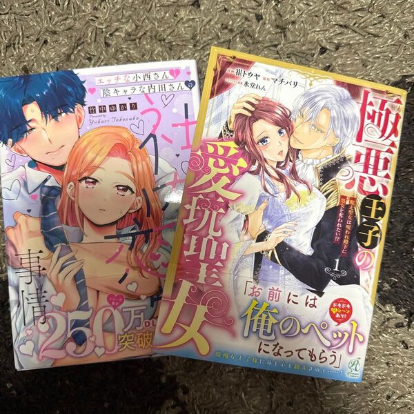 エッチな小西さんと陰キャラな内田さん 3 (カルトコミックス)極悪王子の愛玩聖女 脱走聖女は呪われ殿下に処女を奪われたい!? 1