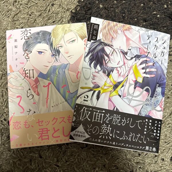 恋を知らないふたり drapCDX/嵩梨ナオト 〔コミック〕 シュガースカルとディープキス 2 マーブルコミックス/朔ヒロ