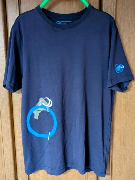 MAMMUT マムート Tシャツ マンモス ネイビー AsiaXL メンズ