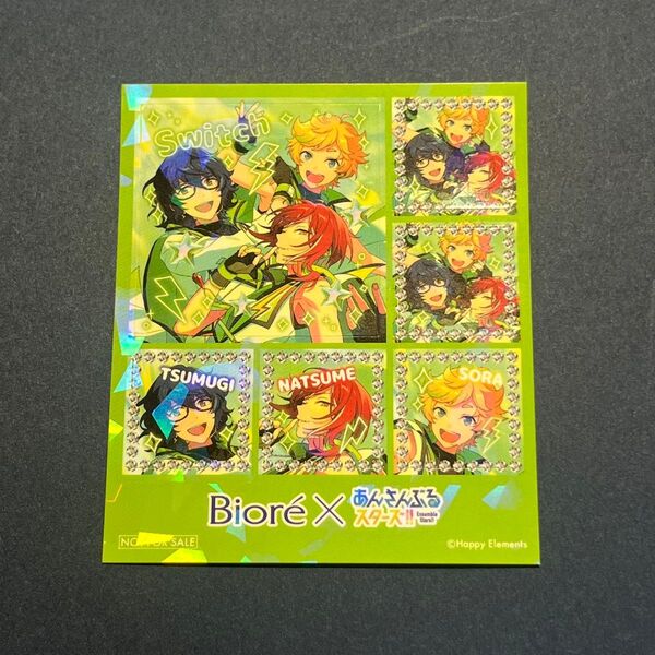 ★美品★ Switch あんさんぶるスターズ!!オリジナルフォトプリント風シール あんスタ