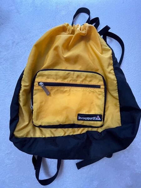ルコック ナップサック リュック リュックサック スポーツバッグ コンパクト バッグ bag メンズ レディース キッズ 黄色