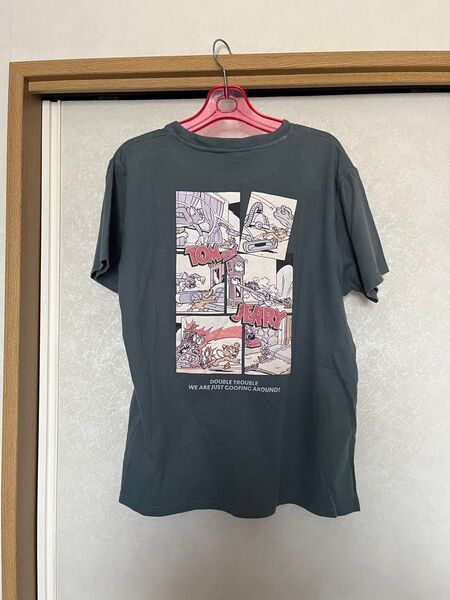 トムとジェリー Tシャツ 半袖 グリーン系