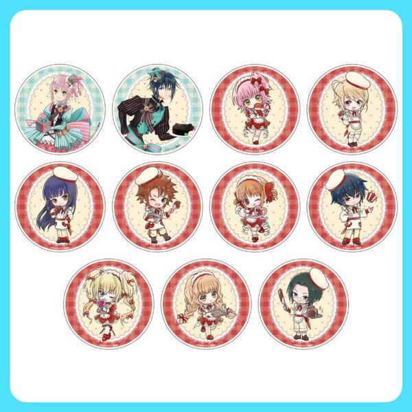 しゅごキャラ アニメイト カフェリバイバル グラッテ アクリルコースター 未開封 4点