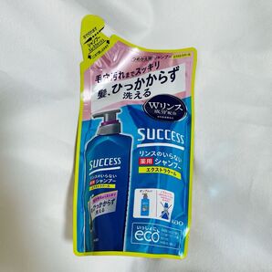 サクセス リンスのいらない薬用シャンプー エクストラクール 詰め替え 花王 320ml