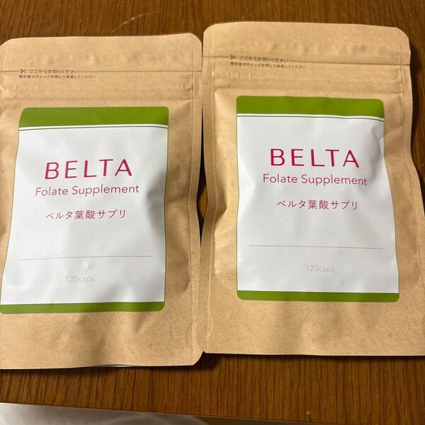 BELTA 葉酸サプリ 120粒×2袋