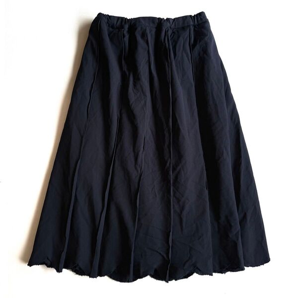 《美品》00's COMME des GARCONS ローブドシャンブル コムデギャルソン スカラップ プリーツスカート M